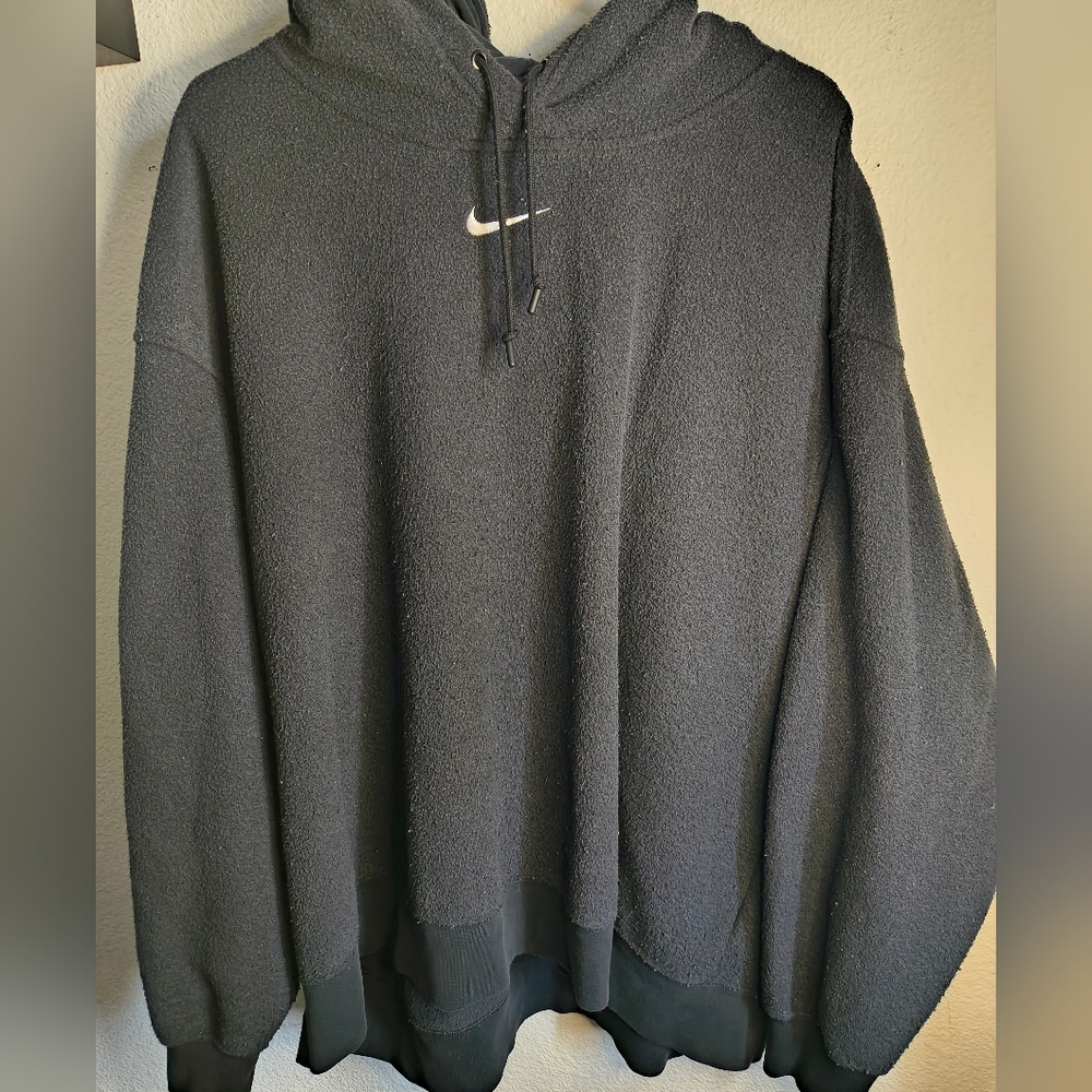 Womens Dark Blue Nike Athletic Hoodie Sweatshirt 2XL